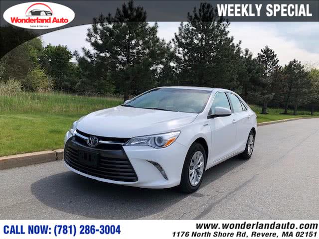 2016 Toyota Camry Hybrid 4dr Sdn LE (Natl), available for sale in Revere, Massachusetts | Wonderland Auto. Revere, Massachusetts