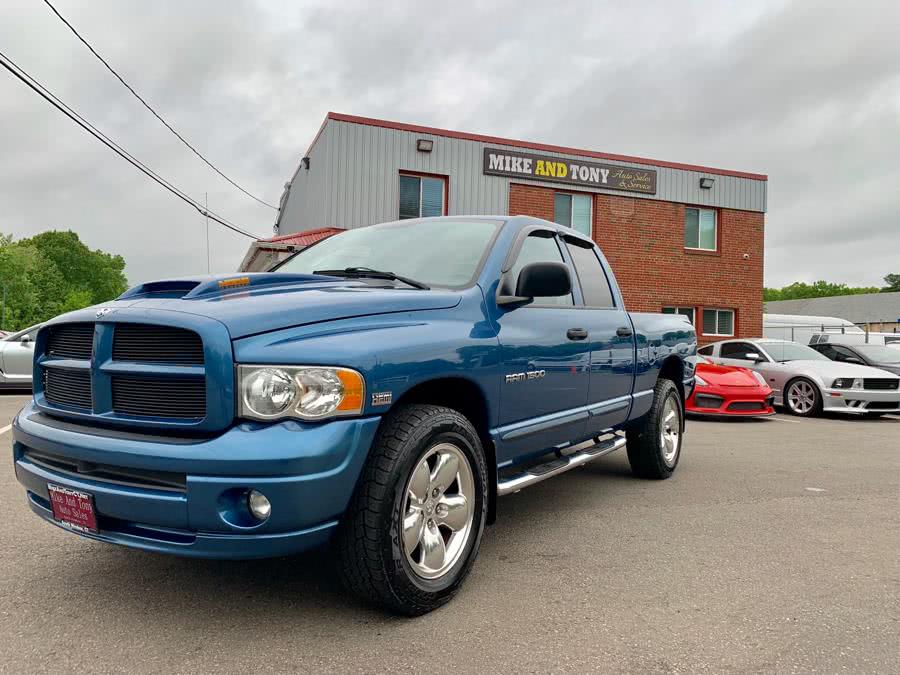 2005 Dodge Ram 1500 4dr Quad Cab 140.5" WB 4WD SLT, available for sale in South Windsor, Connecticut | Mike And Tony Auto Sales, Inc. South Windsor, Connecticut
