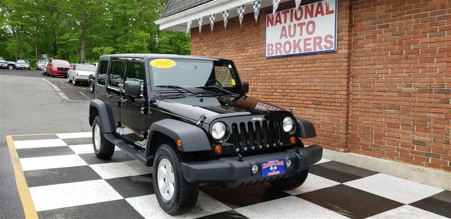 2007 Jeep Wrangler 4WD 4dr Unlimited X, available for sale in Waterbury, Connecticut | National Auto Brokers, Inc.. Waterbury, Connecticut