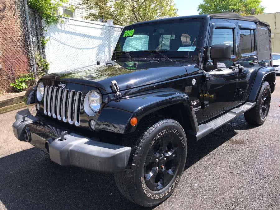 2016 Jeep Wrangler Unlimited 4WD 4dr Sahara, available for sale in Jamaica, New York | Sunrise Autoland. Jamaica, New York