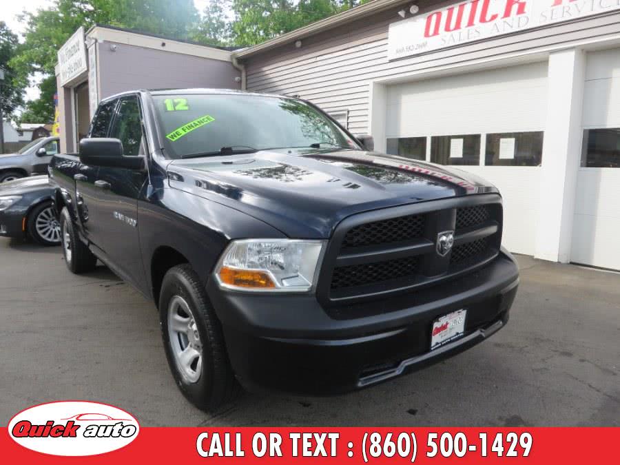2012 Ram 1500 2WD Quad Cab 140.5" Tradesman, available for sale in Bristol, Connecticut | Quick Auto LLC. Bristol, Connecticut