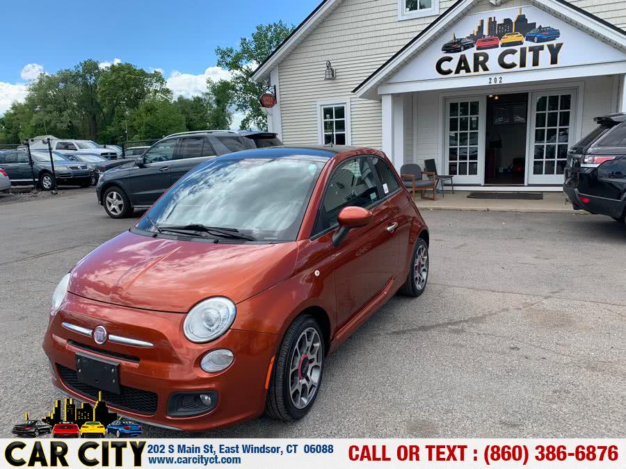 2012 FIAT 500 2dr HB Sport, available for sale in East Windsor, Connecticut | Car City LLC. East Windsor, Connecticut