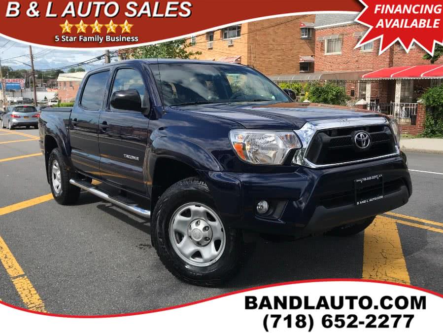 2013 Toyota Tacoma 4WD Double Cab V6, available for sale in Bronx, New York | B & L Auto Sales LLC. Bronx, New York 2013 Toyota Tacoma 4WD Double Cab V6, available for sale in Bronx, New York | B & L Auto Sales LLC. Bronx, New York
