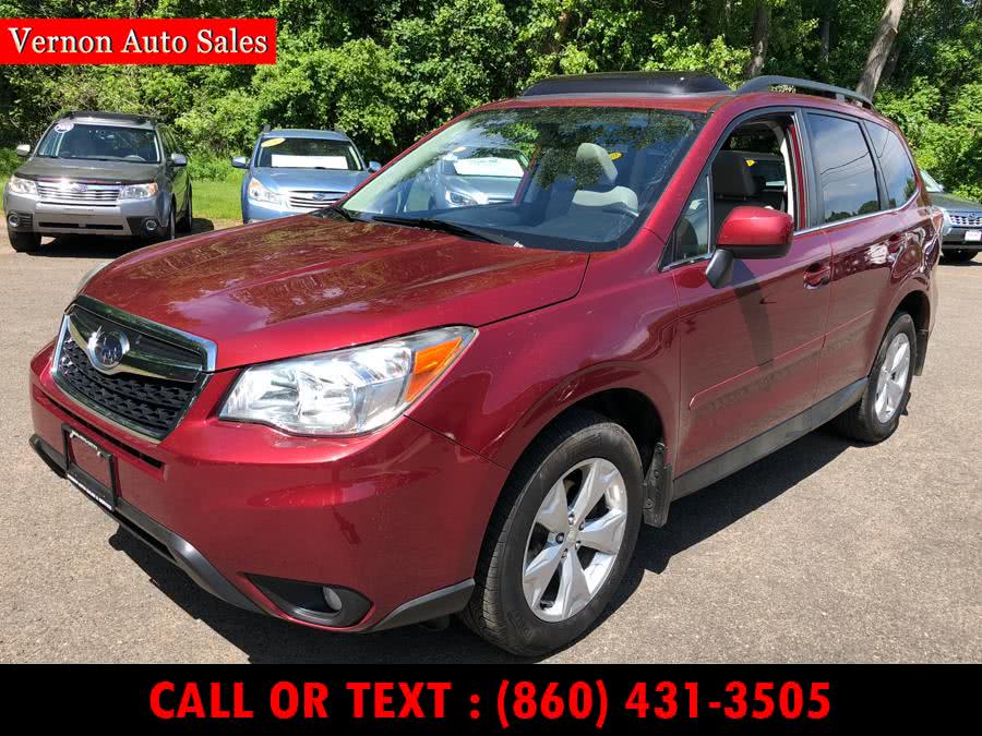 2014 Subaru Forester 4dr Auto 2.5i Limited PZEV, available for sale in Manchester, Connecticut | Vernon Auto Sale & Service. Manchester, Connecticut