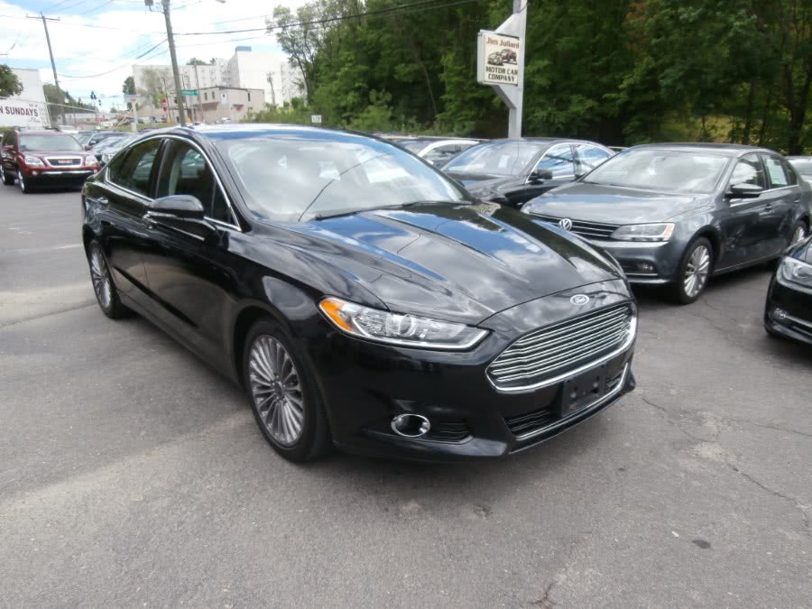 2013 Ford Fusion 4dr Sdn Titanium FWD, available for sale in Waterbury, Connecticut | Jim Juliani Motors. Waterbury, Connecticut