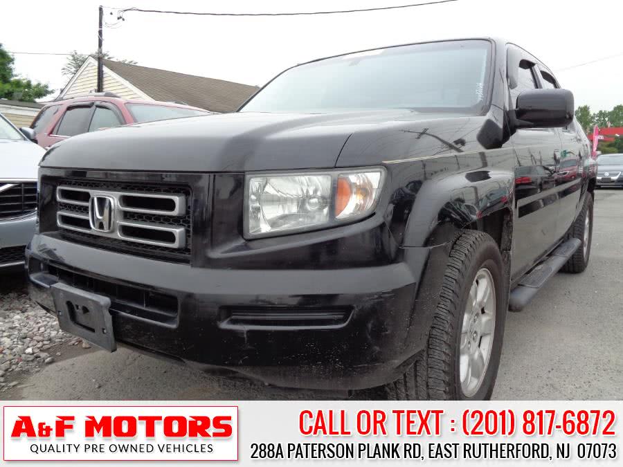2007 Honda Ridgeline 4WD Crew Cab RTL w/Leather & Navi, available for sale in East Rutherford, New Jersey | A&F Motors LLC. East Rutherford, New Jersey