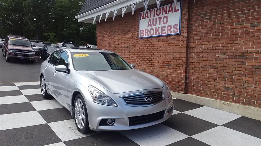 2013 Infiniti G37 Sedan Sport 4dr x AWD, available for sale in Waterbury, Connecticut | National Auto Brokers, Inc.. Waterbury, Connecticut
