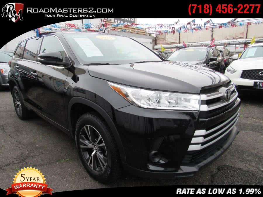 2018 Toyota Highlander LE V6 FWD (Natl), available for sale in Middle Village, New York | Road Masters II INC. Middle Village, New York