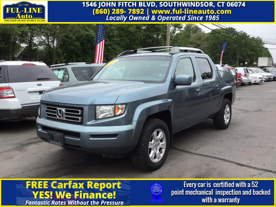 2007 Honda Ridgeline 4WD Crew Cab RTS, available for sale in South Windsor , Connecticut | Ful-line Auto LLC. South Windsor , Connecticut