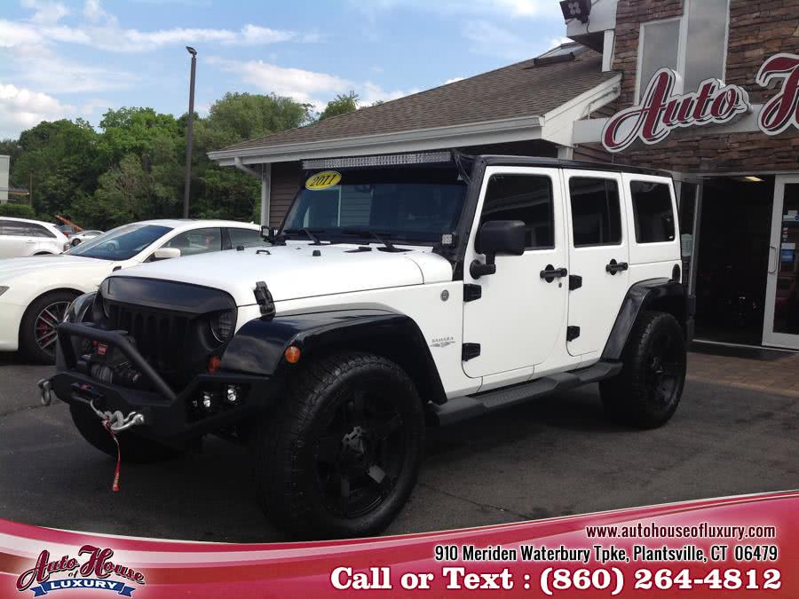 2011 Jeep Wrangler Unlimited 4WD 4dr Sahara, available for sale in Plantsville, Connecticut | Auto House of Luxury. Plantsville, Connecticut
