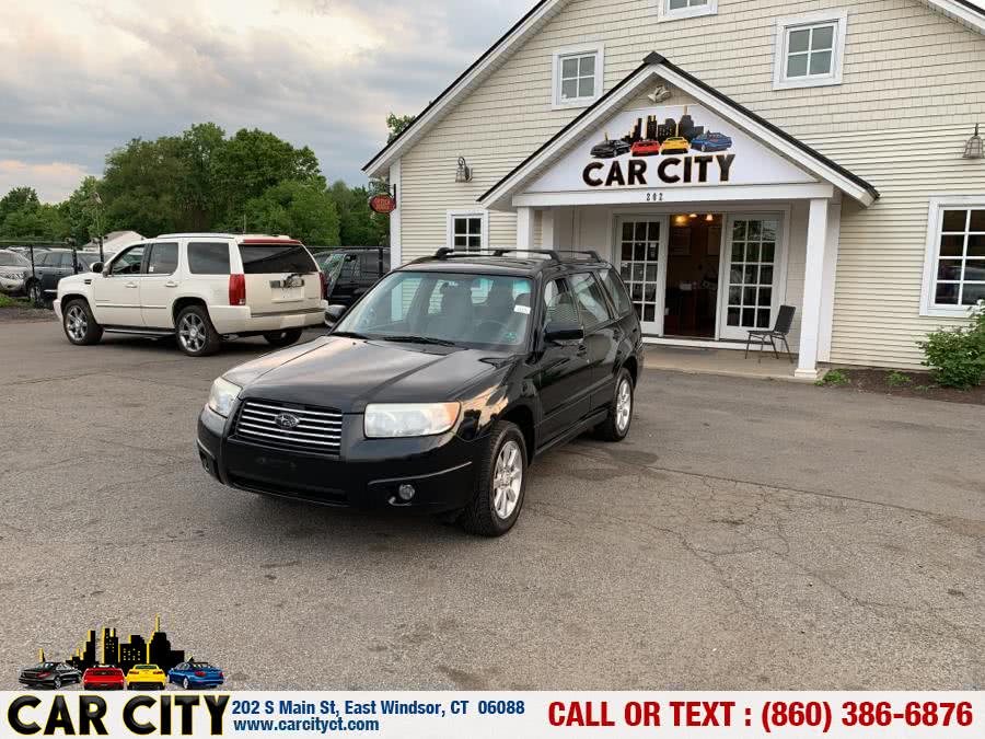 2007 Subaru Forester AWD 4dr H4 AT X w/Premium Pkg PZEV, available for sale in East Windsor, Connecticut | Car City LLC. East Windsor, Connecticut