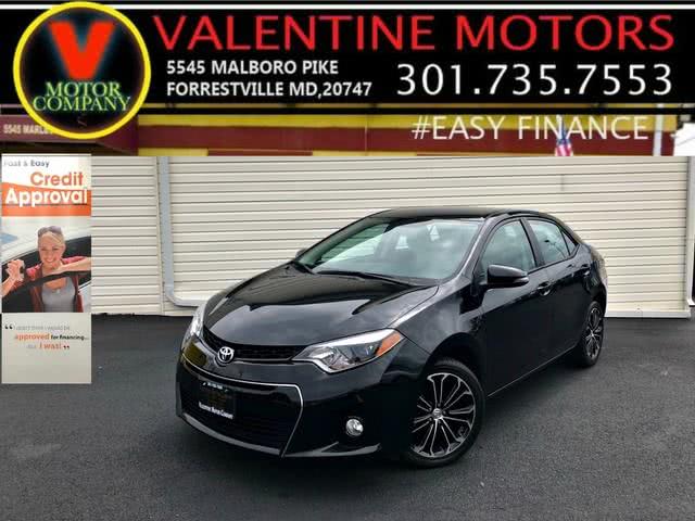 2016 Toyota Corolla S Premium, available for sale in Forestville, Maryland | Valentine Motor Company. Forestville, Maryland