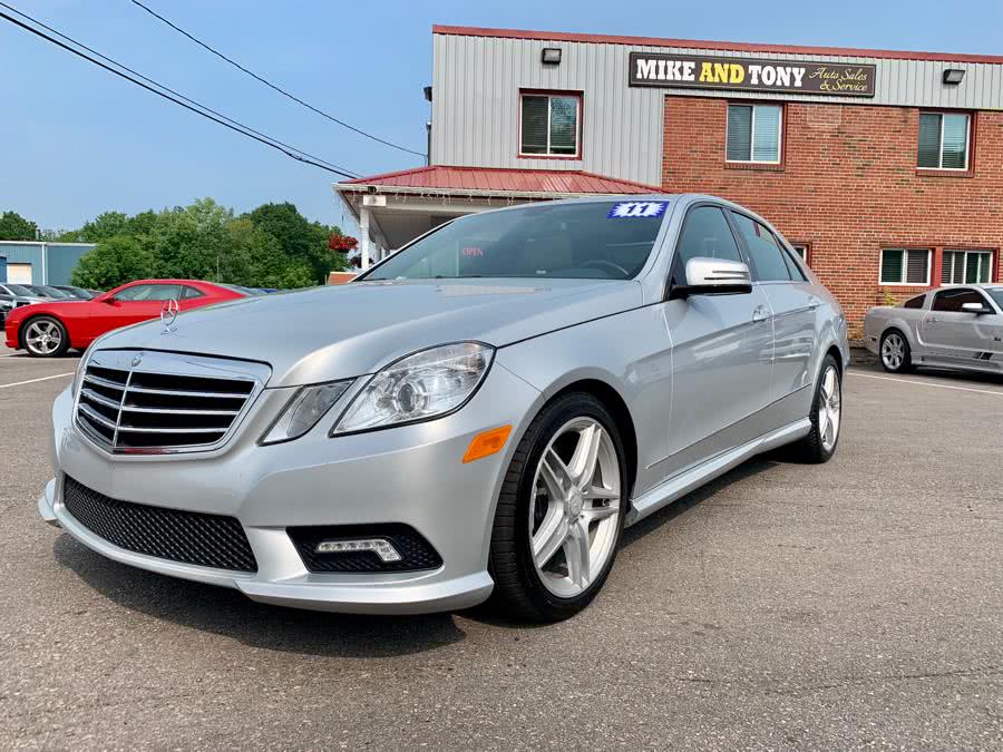 2011 Mercedes-Benz E-Class 4dr Sdn E 350 Sport 4MATIC, available for sale in South Windsor, Connecticut | Mike And Tony Auto Sales, Inc. South Windsor, Connecticut