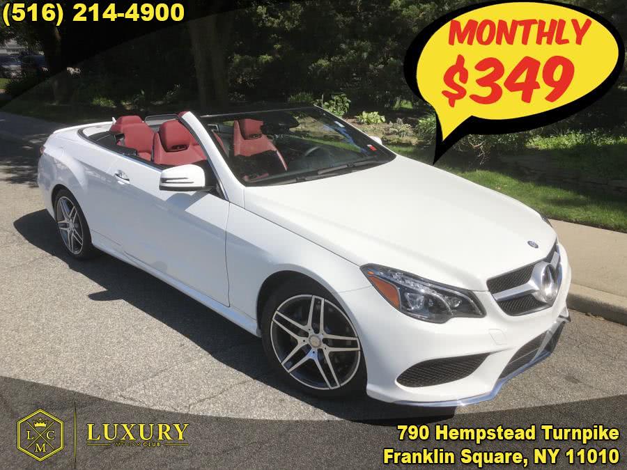 2016 Mercedes-Benz E-Class 2dr Cabriolet E 400 RWD, available for sale in Franklin Square, New York | Luxury Motor Club. Franklin Square, New York