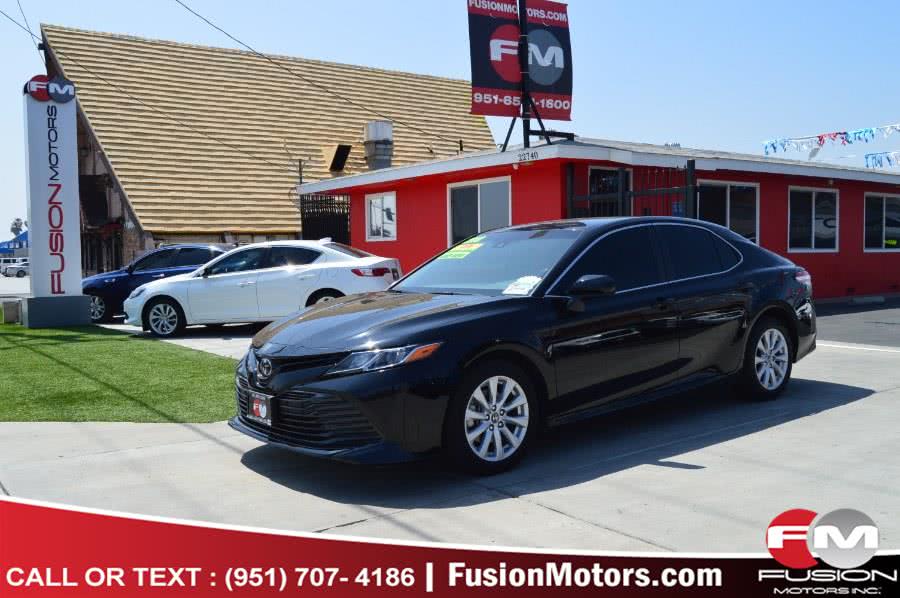 2018 Toyota Camry LE Auto (Natl), available for sale in Moreno Valley, California | Fusion Motors Inc. Moreno Valley, California