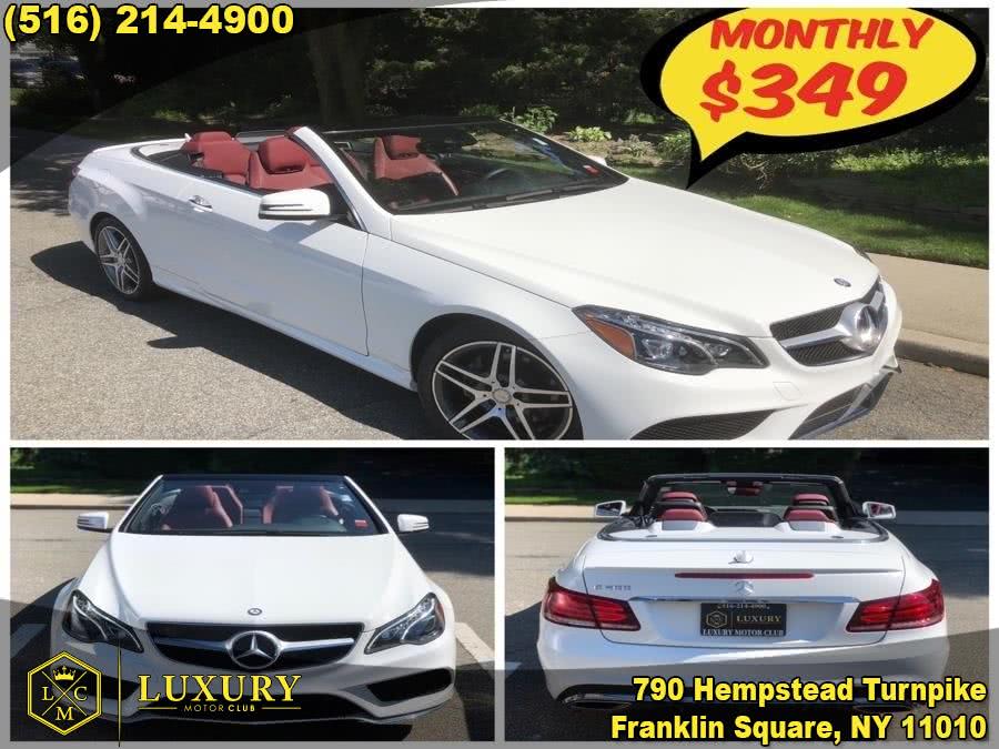 2016 Mercedes-Benz E-Class 2dr Cabriolet E 400 RWD, available for sale in Franklin Square, New York | Luxury Motor Club. Franklin Square, New York