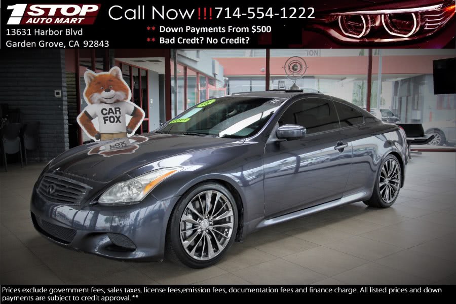 2008 Infiniti G37 Coupe 2dr Journey, available for sale in Garden Grove, California | 1 Stop Auto Mart Inc.. Garden Grove, California