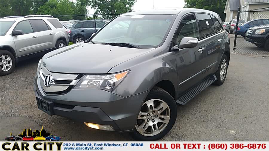2008 Acura MDX 4WD 4dr Tech/Entertainment Pkg, available for sale in East Windsor, Connecticut | Car City LLC. East Windsor, Connecticut