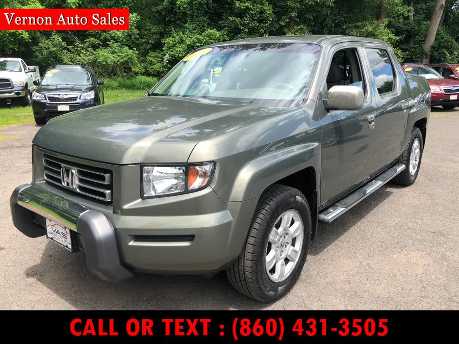 2007 Honda Ridgeline 4WD Crew Cab RTL w/Leather & Navi, available for sale in Manchester, Connecticut | Vernon Auto Sale & Service. Manchester, Connecticut
