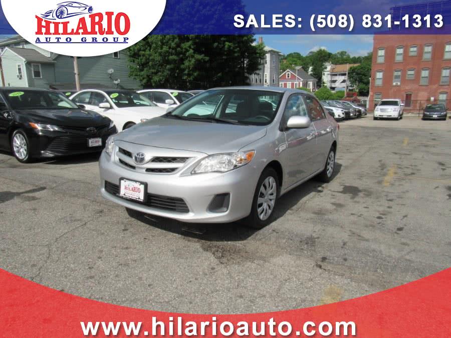 2012 Toyota Corolla 4dr Sdn Auto LE (Natl), available for sale in Worcester, Massachusetts | Hilario's Auto Sales Inc.. Worcester, Massachusetts