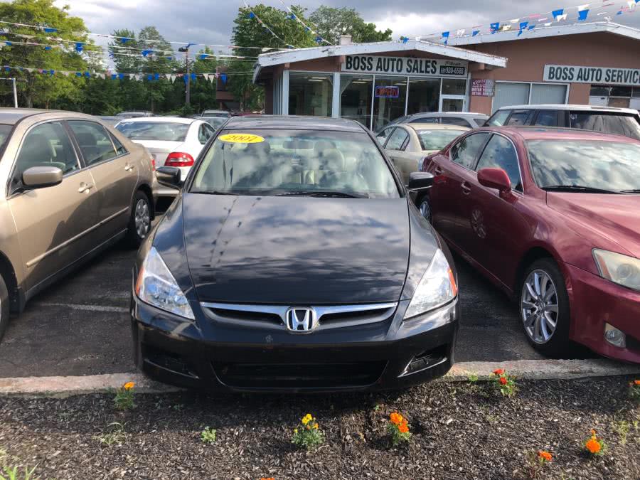 2007 Honda Accord Sdn 4dr V6 AT EX-L, available for sale in West Babylon, New York | Boss Auto Sales. West Babylon, New York