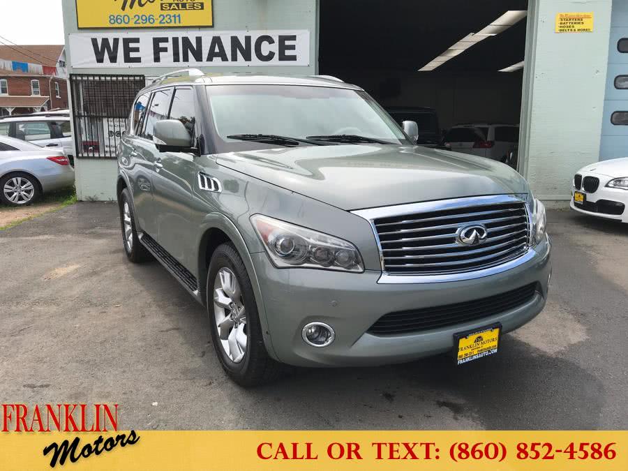2011 INFINITI QX56 4WD 4dr 7-passenger, available for sale in Hartford, Connecticut | Franklin Motors Auto Sales LLC. Hartford, Connecticut