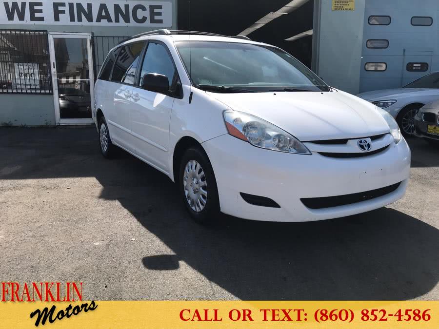 2008 Toyota Sienna 5dr 7-Pass Van CE FWD (Natl), available for sale in Hartford, Connecticut | Franklin Motors Auto Sales LLC. Hartford, Connecticut
