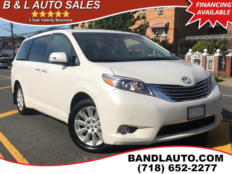 2015 Toyota Sienna 7 Passenger Limited Premium AWD, available for sale in Bronx, New York | B & L Auto Sales LLC. Bronx, New York