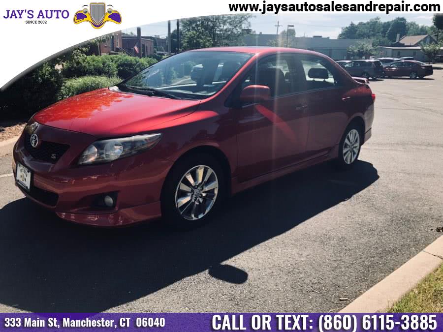 2009 Toyota Corolla 4dr Sdn Auto S, available for sale in Manchester, Connecticut | Jay's Auto. Manchester, Connecticut