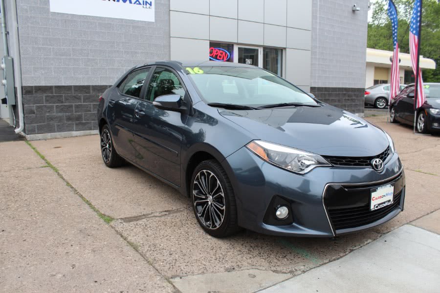 2016 Toyota Corolla 4dr Sdn CVT S (Natl), available for sale in Manchester, Connecticut | Carsonmain LLC. Manchester, Connecticut