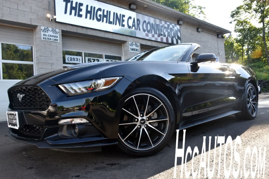 2016 Ford Mustang 2dr Conv EcoBoost Premium, available for sale in Waterbury, Connecticut | Highline Car Connection. Waterbury, Connecticut