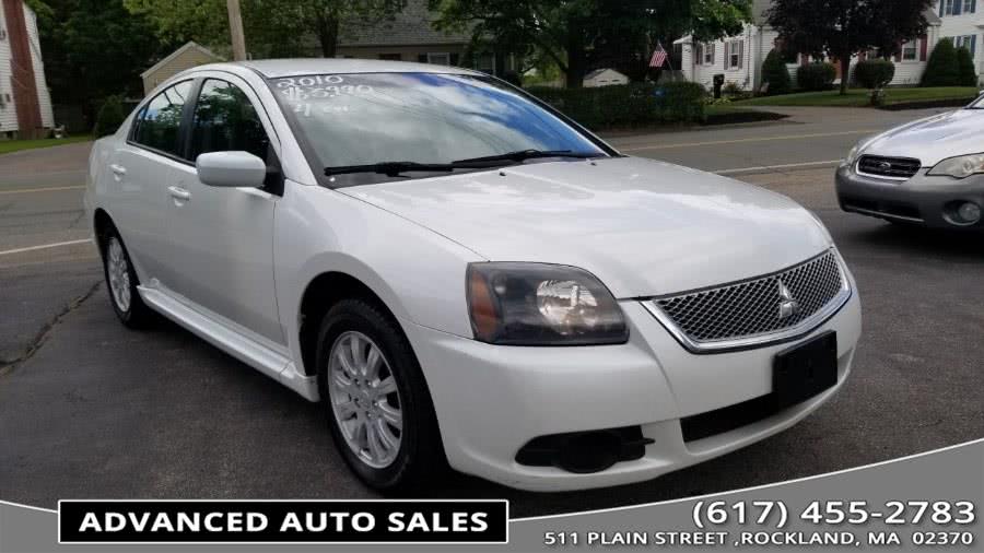 2010 Mitsubishi Galant 4dr Sdn FE, available for sale in Rockland, Massachusetts | Advanced Auto Sales. Rockland, Massachusetts