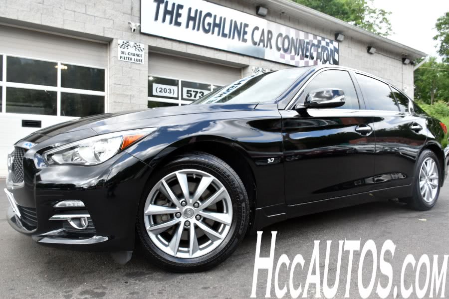 2015 Infiniti Q50 4dr Sdn Premium AWD, available for sale in Waterbury, Connecticut | Highline Car Connection. Waterbury, Connecticut