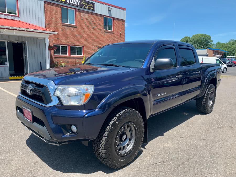 2013 Toyota Tacoma 4WD Double Cab V6 MT (Natl), available for sale in South Windsor, Connecticut | Mike And Tony Auto Sales, Inc. South Windsor, Connecticut