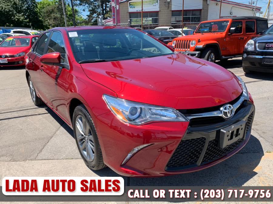 2016 Toyota Camry 4dr Sdn I4 Auto SE (Natl), available for sale in Bridgeport, Connecticut | Lada Auto Sales. Bridgeport, Connecticut