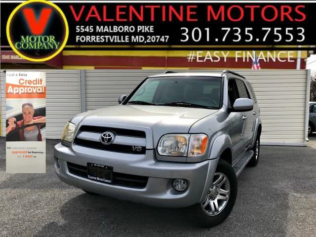2007 Toyota Sequoia SR5, available for sale in Forestville, Maryland | Valentine Motor Company. Forestville, Maryland 2007 Toyota Sequoia SR5, available for sale in Forestville, Maryland | Valentine Motor Company. Forestville, Maryland