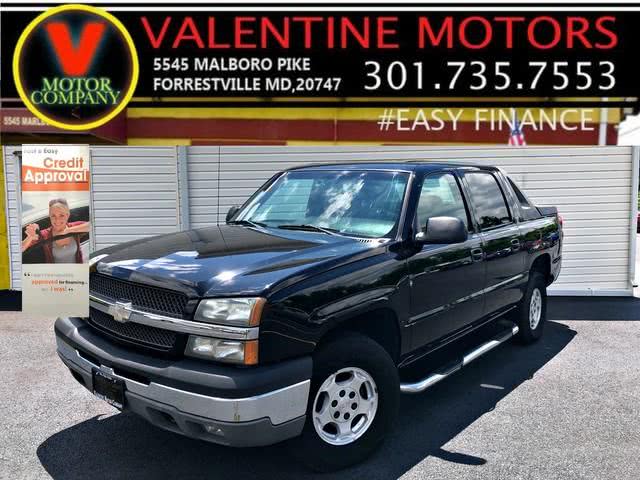 2003 Chevrolet Avalanche , available for sale in Forestville, Maryland | Valentine Motor Company. Forestville, Maryland