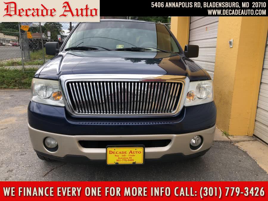 2007 Ford F-150 2WD SuperCrew 150" Lariat, available for sale in Bladensburg, Maryland | Decade Auto. Bladensburg, Maryland