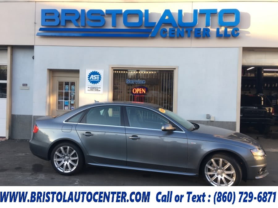 2012 Audi A4 4dr Sdn Auto quattro 2.0T Premium Plus, available for sale in Bristol, Connecticut | Bristol Auto Center LLC. Bristol, Connecticut 2012 Audi A4 4dr Sdn Auto quattro 2.0T Premium Plus, available for sale in Bristol, Connecticut | Bristol Auto Center LLC. Bristol, Connecticut
