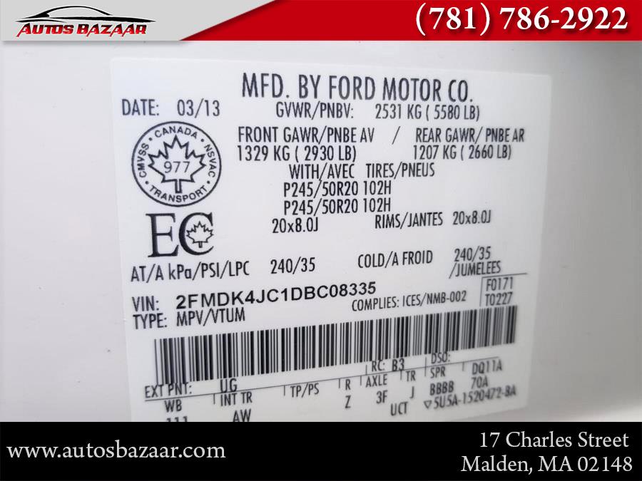 2013 Ford Edge 4dr SEL AWD, available for sale in Malden, Massachusetts | Auto Bazaar. Malden, Massachusetts 2013 Ford Edge 4dr SEL AWD, available for sale in Malden, Massachusetts | Auto Bazaar. Malden, Massachusetts