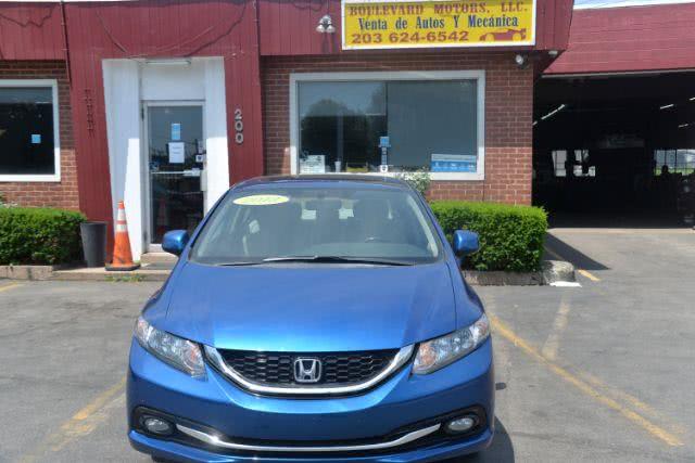 2013 Honda Civic EX-L Sedan 5-Speed AT, available for sale in New Haven, Connecticut | Boulevard Motors LLC. New Haven, Connecticut
