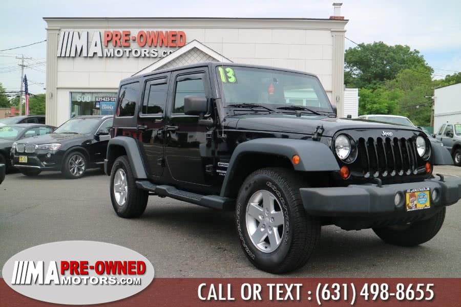 2013 Jeep Wrangler Unlimited 4WD 4dr Sport, available for sale in Huntington Station, New York | M & A Motors. Huntington Station, New York