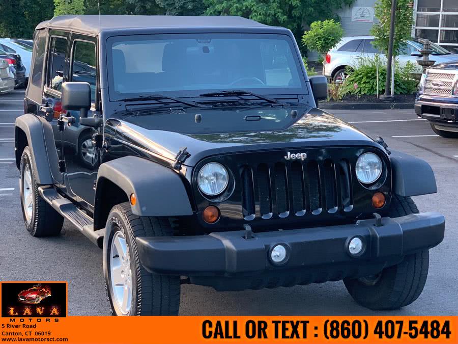 2011 Jeep Wrangler Unlimited 4WD 4dr Sport, available for sale in Canton, Connecticut | Lava Motors. Canton, Connecticut