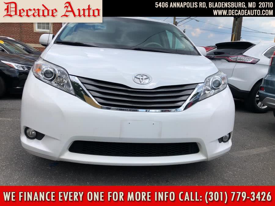 2013 Toyota Sienna 5dr 7-Pass Van V6 XLE FWD, available for sale in Bladensburg, Maryland | Decade Auto. Bladensburg, Maryland