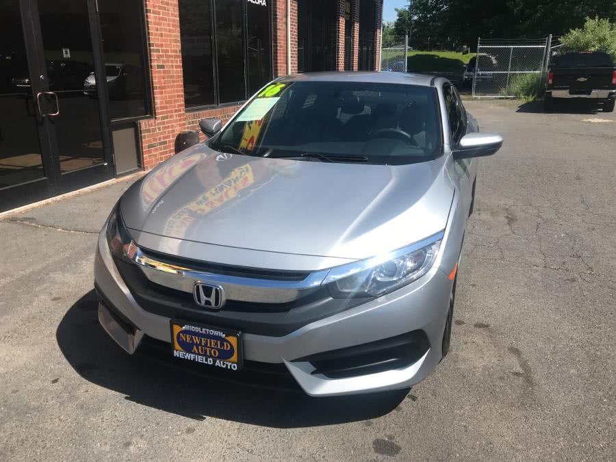 2016 Honda Civic Coupe 2dr CVT LX, available for sale in Middletown, Connecticut | Newfield Auto Sales. Middletown, Connecticut