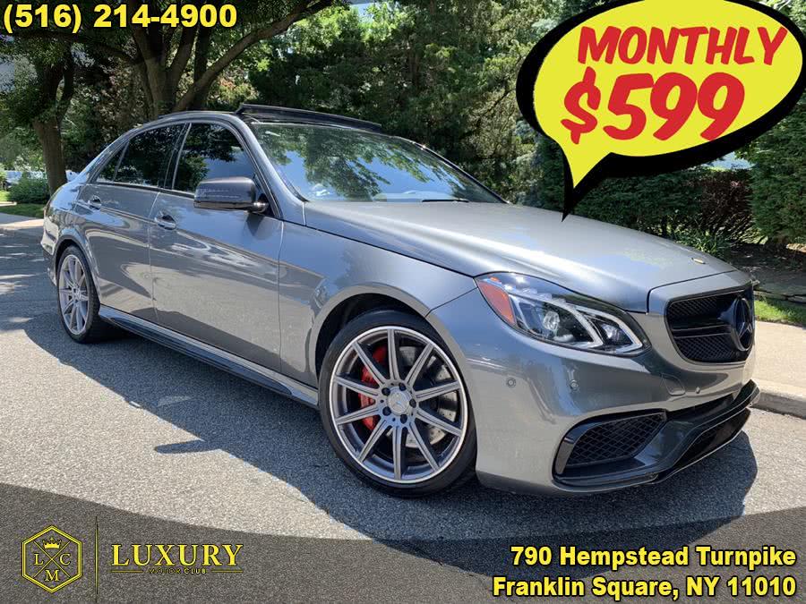 2016 Mercedes-Benz E-Class 4dr Sdn AMG E 63 S 4MATIC, available for sale in Franklin Square, New York | Luxury Motor Club. Franklin Square, New York