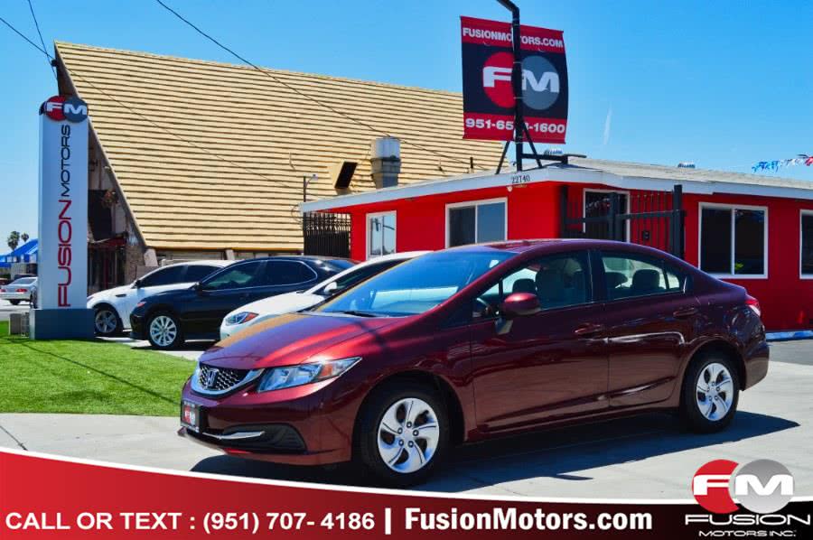 Used Honda Civic Sdn 4dr Auto LX 2013 | Fusion Motors Inc. Moreno Valley, California