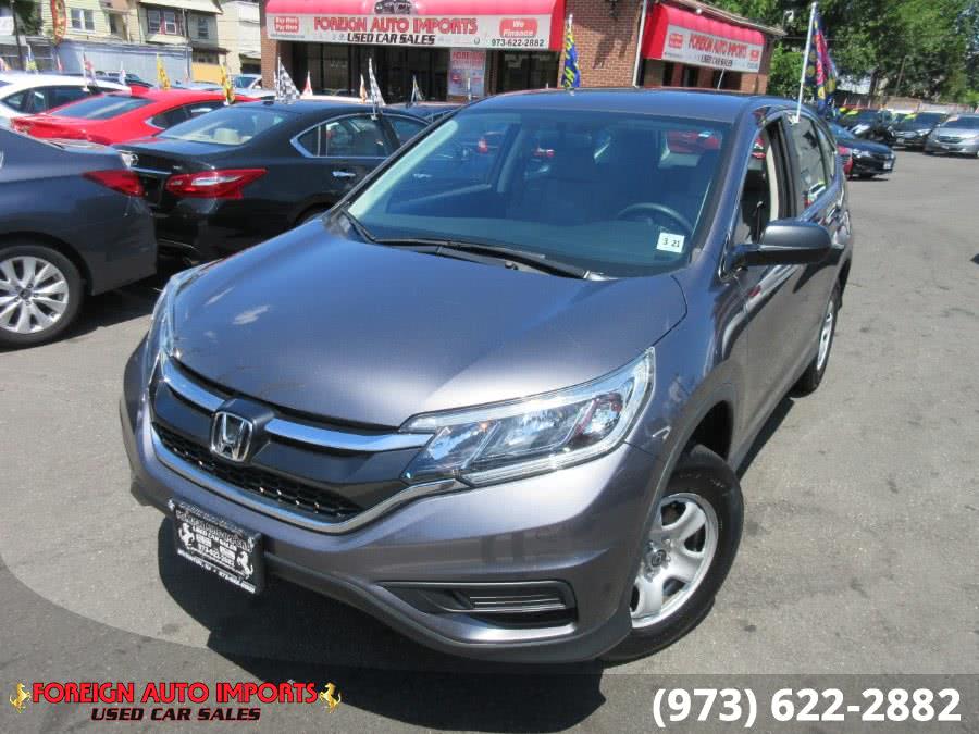 2016 Honda CR-V AWD 5dr LX, available for sale in Irvington, New Jersey | Foreign Auto Imports. Irvington, New Jersey