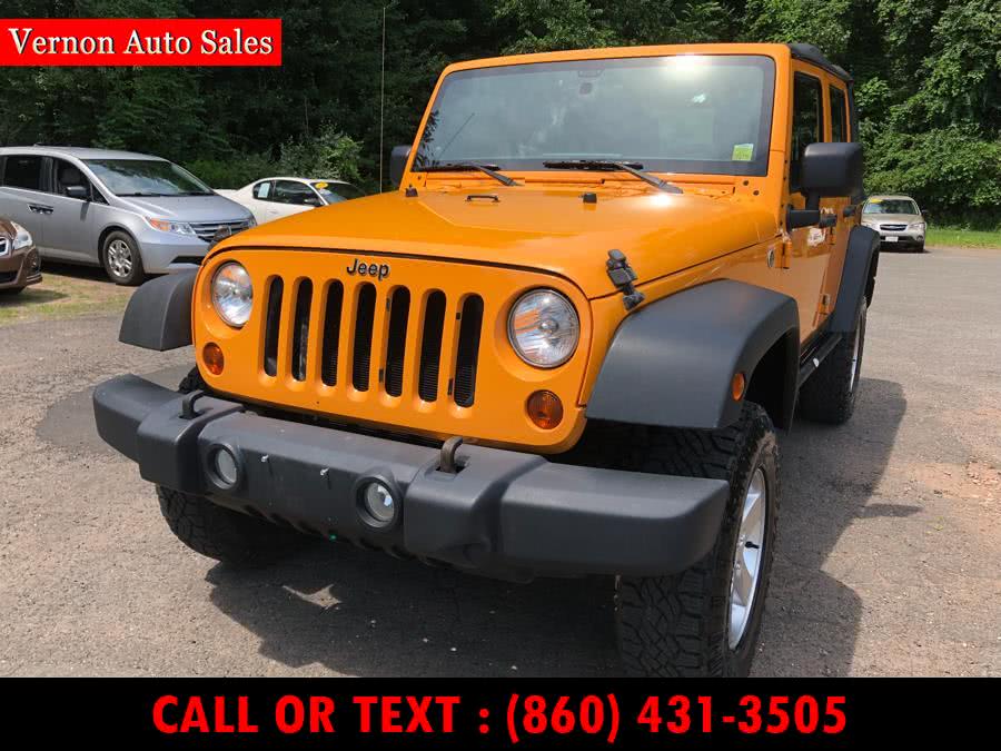 2013 Jeep Wrangler Unlimited 4WD 4dr Sport, available for sale in Manchester, Connecticut | Vernon Auto Sale & Service. Manchester, Connecticut