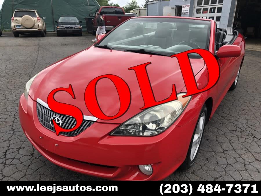 2006 Toyota Camry Solara 2dr Conv SE V6 Auto, available for sale in North Branford, Connecticut | LeeJ's Auto Sales & Service. North Branford, Connecticut